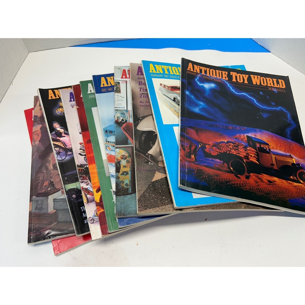 Antique Toy World‎ Magazine Lot Volume 27 1997 11 Issues Toy Reference Collector